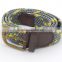 braiding leisure belt fashion design elastic belts knitted belts pin type buckle hot selling products