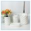 factory direct white glaze Ceramic Bathroom accessories set