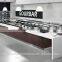 Modern and simple restaurant food display counter