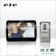 home door entry control system 10"tft-lcd 700tvline door phone intercom system ETE wired ring doorbell video with camera