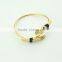 New style gold plated metal bracelet hand design gold cuff bangles