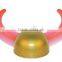 Golden Warrior Plastic Viking Helmet wholesale for Parties & Carnivals