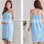 Wholesale super fashion border piped girl bath skirt one color cotton terry girl bath skirt