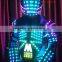 Leather Robot Jacket With LED Light