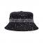 Fashion Accessory Headwear Cotton Twill Black Plain Snow Pattern Digital Printing Man Custom Bucket Hat Bulk                        
                                                Quality Choice