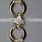 metal movable accessories/buckle for garment with shining A diamond