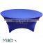 Stretch spandex round table cover