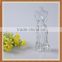 Hot sale China factory wholesale woman body customer design 35ml empty mini clear glass perfume bottle for travel