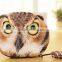 Lovely 3D Solid Animal Meow Star Cat Husky Dog Panda Owl Face Plush Small Money Change Handbag Wallet With Tail