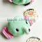 creative lovely cartoon style mint green big head elephant fridge plush toy doll with magnet