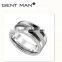 Fashion 316L stainless steel and cable wire men's rings