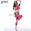 Wuchieal Women Belly Dance Costumes for Practice, Top and Pants Set