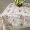 polyester/cotton table cover used for home, hotel, restaurant