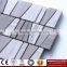 IMARK Ladder Shape China Athens Gray Mix Grey Wood Grain Marble Mosaic Backsplash Tile
