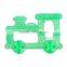 Soft and comfortable liquid silicone plane shape baby teether