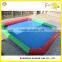 2015 hot sale 10x10m inflatable swimming pool with slide price
