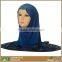 2016 New Design Women Blue Rhinestone Muslim Viscose Hijab Scarf Wholesale