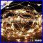 waterproof outdoor solar LED christmas light copper solar micro LED light string for festival wedding