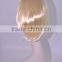 A019 bright blond color short bob wigs synthetic hair party wigs in stock