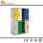 Professional design metal colorful locker with six doors for school