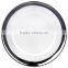 Hot Sale Wedding Gold Silver Rim Clear Glass Charger Plate