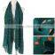 Women Grid Polka Dot Pattern Long Chiffon Soft Silky Wrap Shawl Scarves