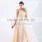 Distinguished Tulle Sleeveless Evening Gowns with Shoulders Puffy Ball Gown Baby Pink Prom Dresses