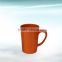 melamine tall cup with handle and custom logo printing