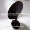 acrylic black desktop cosmetic mirror with logo
