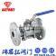 3PC RST Floating Stainless Steel Flange Ball Valve with Handles