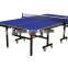 Modern blue folded portable table tennis table