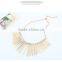 Antique Gold Silver Plated Gun Black Plated Choker Collar Vintage Statement Necklace Women Fashion Necklaces for Women 2014