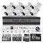 LS VISION 8pcs 3.0 mp 1080P Outdoor POE IP Camera Day Night Vision Plug and Play NVR Surveillane Kits with 8CH POE NVR System