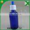 trade assurance 30 ml blue glass dropper bottle with rubber top