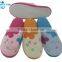Lady Customized Butteryfly Soft Fleece Winter Warm TPR Plush Slippers