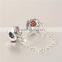 Latest Trendy Silver Charm Pluto Design Safty Chain DIY Charm