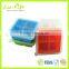 100% Food Grade 4 Squares Freezer Tray With Lid Set Silicone Baby Food Storage Box