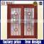 Novel Design Soundproof Tempered Glass Sliding Wood Glass Door