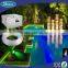 Pool and spa decoartin fiber optic perimeter light with 8.0mm side glow cable and 6 color wheel illuminator