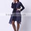 2016 PRETTY STEPS winter collections long sleeve design and fashion twinset style dress for woman
