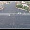car passing road side steel bar grating