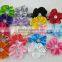 18colors Ribbon Hair Flower with 4.5cm Lined Alligator Hair Clips Girls Hair Clips Hair Accessories IN STOCK