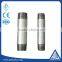 1/2" and 3/4"malleable cast iron pipe nipple female thread pipe fitting