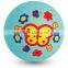 playground ball wholesale/natural 6" rubber playground ball for children