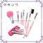 Fine 7pcs per Set Makeup Set Exquisite Cometic Makeup Set Synthetic Filber Hair Makeup Brush for Beginners