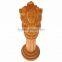 Handicrafts Wooden Ashok Ashoka Stambh Stoop Pillar National Emblem India wood carving Statue