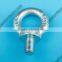 Factory supplier Hook Eye Bolts Stainless steel Din 580 forged Eye Bolt