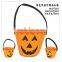 Best sell non-woven Smile pumpkin halloween bucket for kids