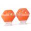 New design colorful hexagon baby pacifier chain clamp silicone gel