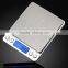 500g x 0.01g Mini Digital Scale Jewelry Weighting Kitchen Scale Electronic and LCD Display g/ oz/ ct/ gn Precision with 2 trays